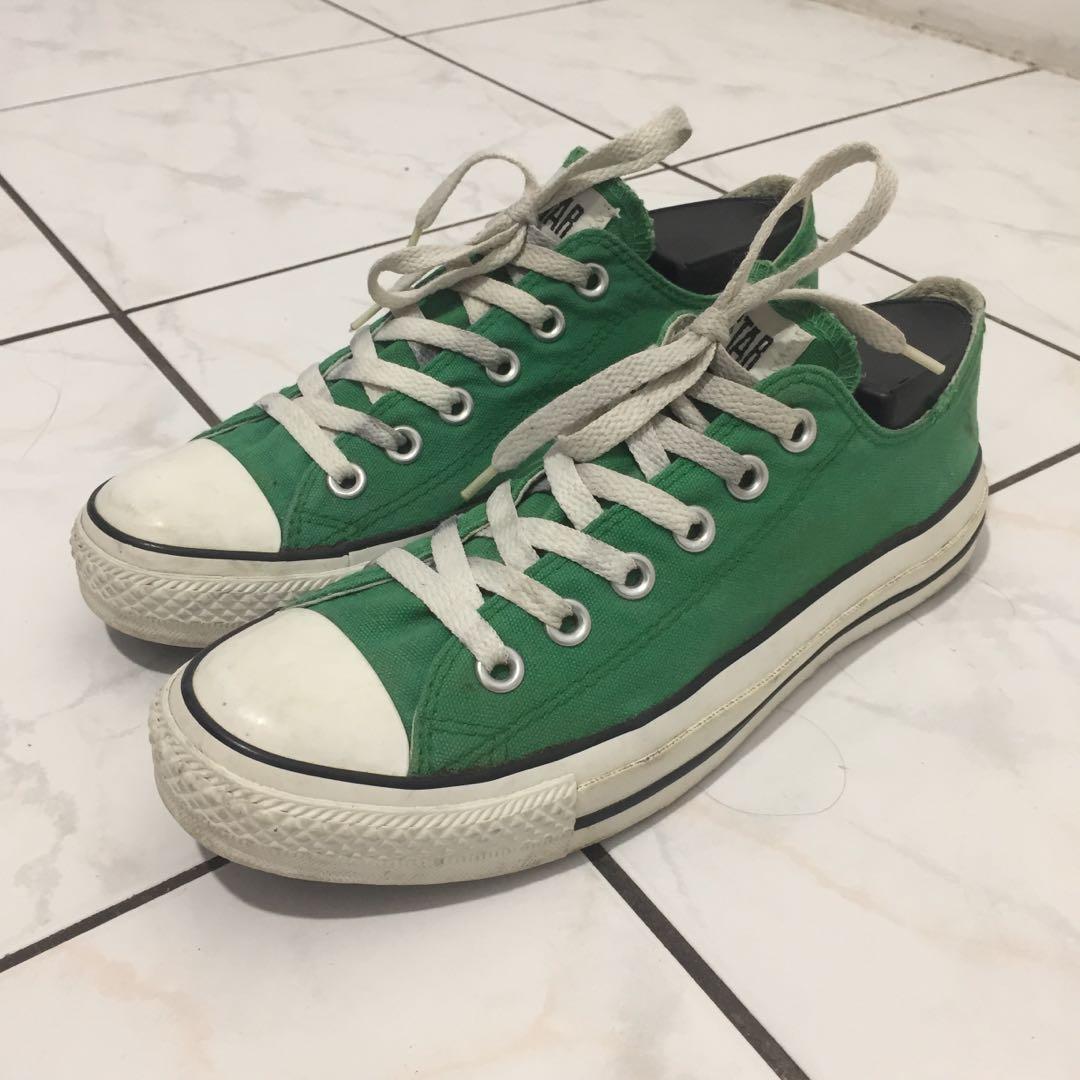converse classic green
