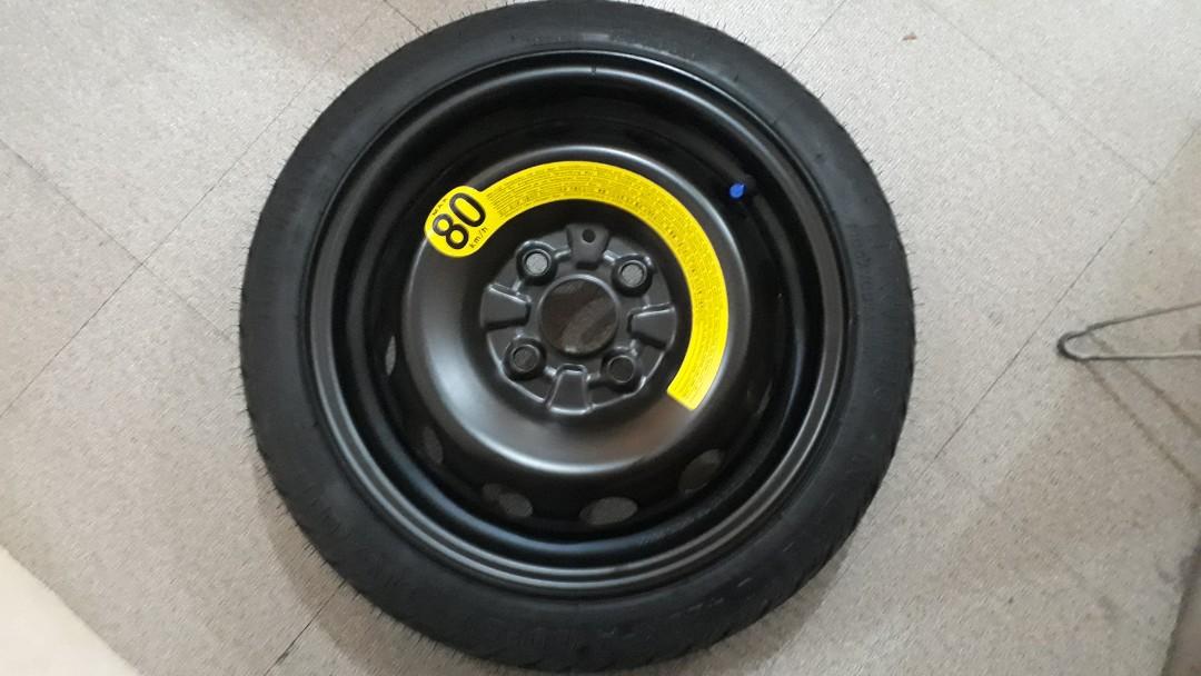 Donut Spare Tire, Car Parts & Accessories, Mags and Tires on Carousell