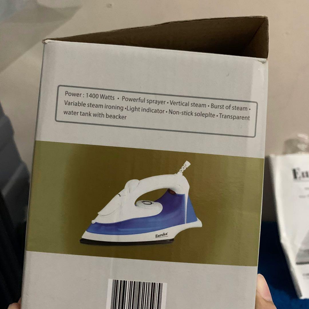 Eureka Steam Iron, Furniture & Home Living, Cleaning & Homecare