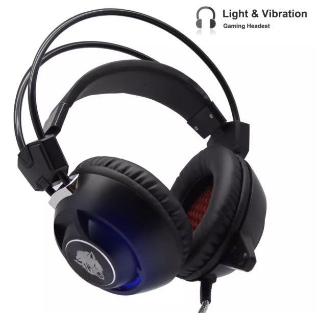 F-35 Pro Gaming Headphone Vibration & Light (Black) Spider Logo (Category: Headphones & Headsets) located in Manila. Submitted by sdfsolutions (Listing ID 1022669783, Image 3). Description: Tags: Gaming headset Spider Spider logo F35 pro F-35 Gaming headset Gaming headphone .