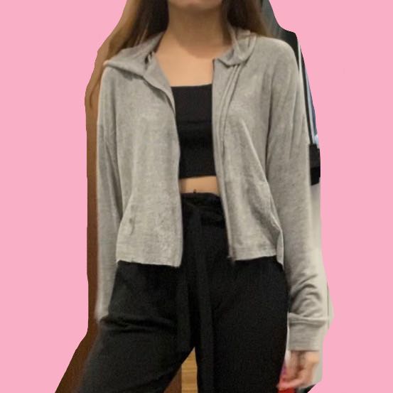 cropped hoodie factorie