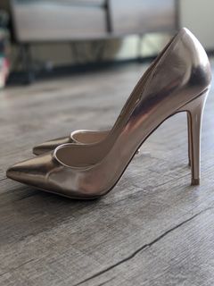 faith rose gold sandals