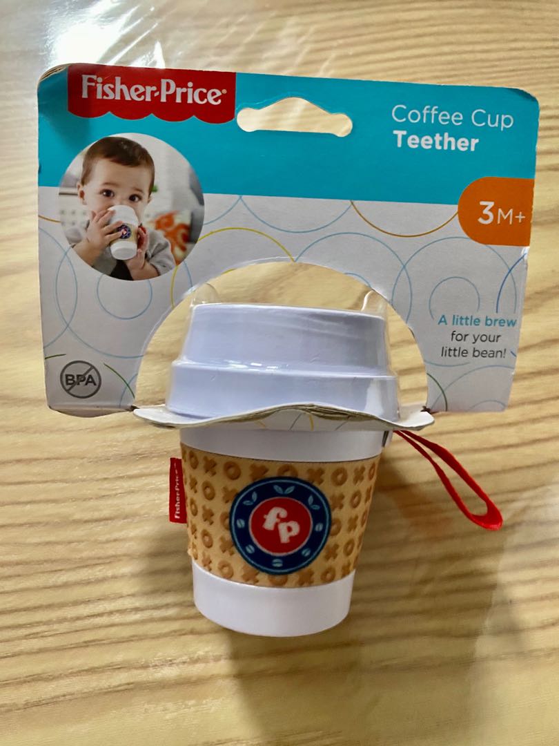Fisher price coffee cup teether cheap