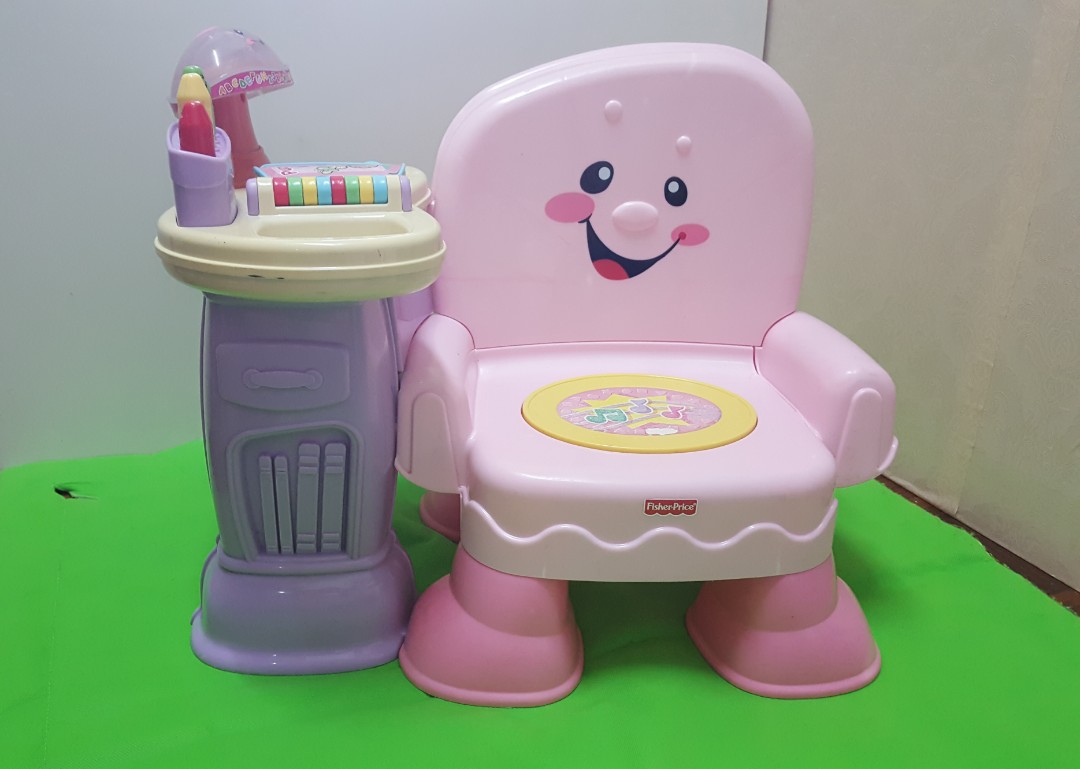 Fisher price musical chair pink deals