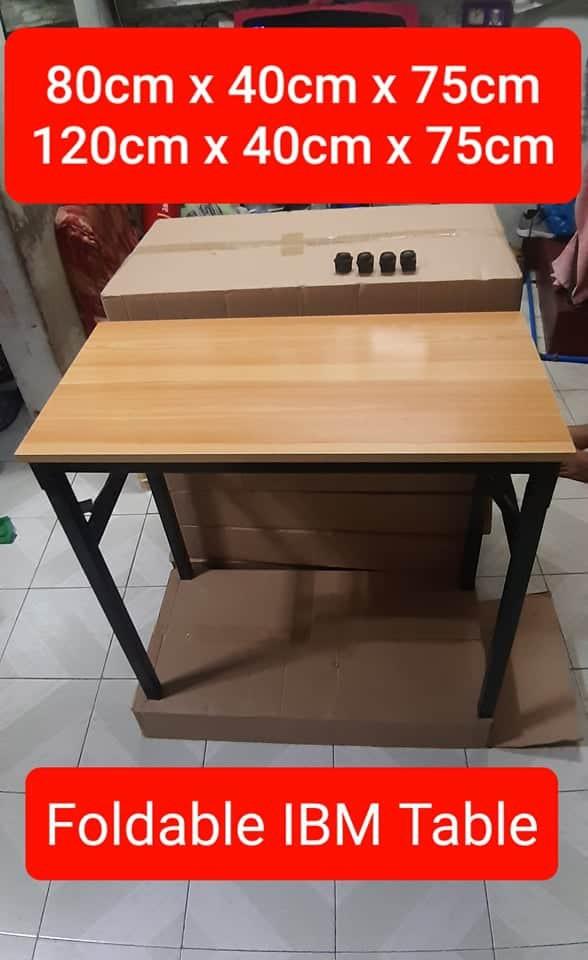 Foldable IBM Computer Table, Furniture & Home Living, Furniture, Tables