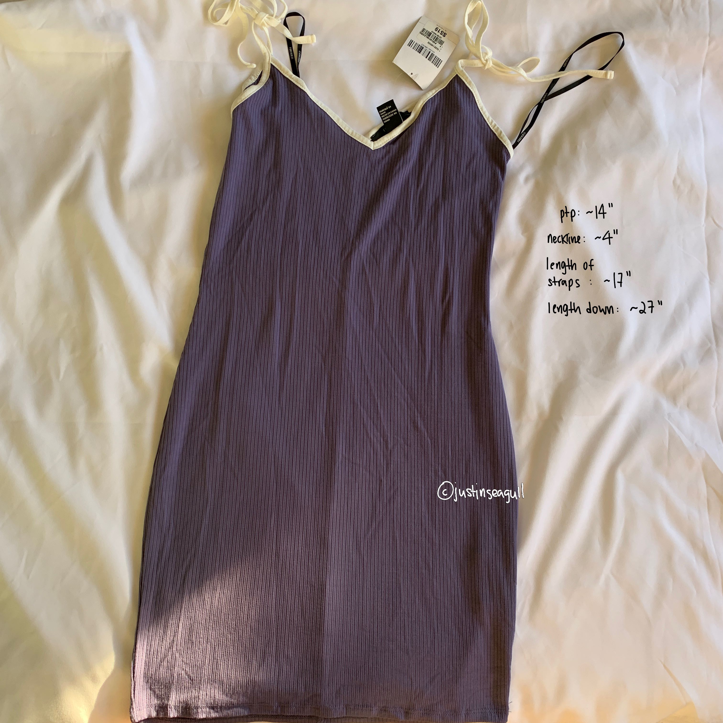 forever21 f21 periwinkle blue dress Women s Fashion Tops