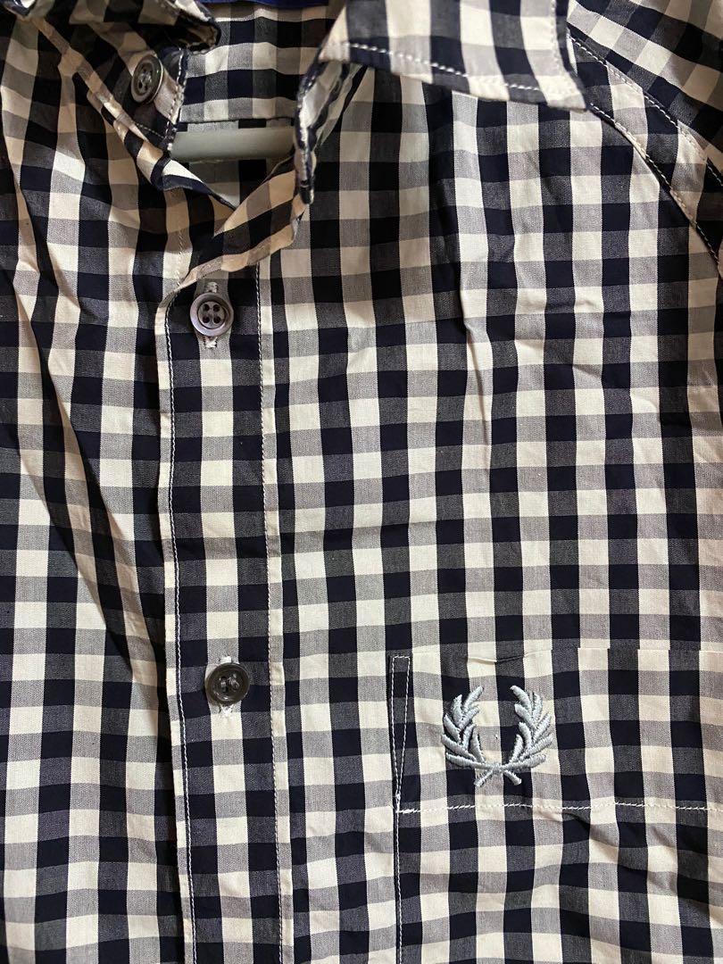 Fred Perry Checked Shirts X 3 Luxury Apparel Men S On Carousell