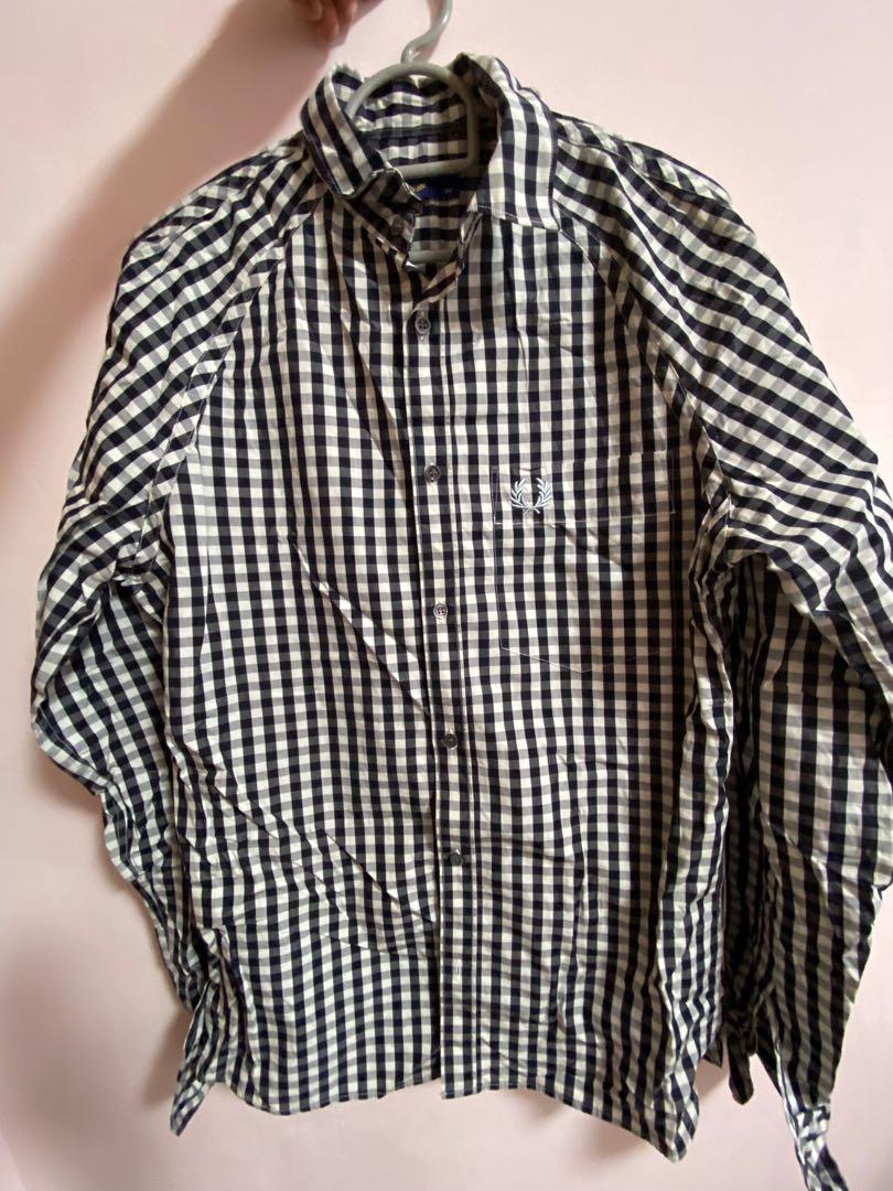 Fred Perry Checked Shirts X 3 Luxury Apparel Men S On Carousell