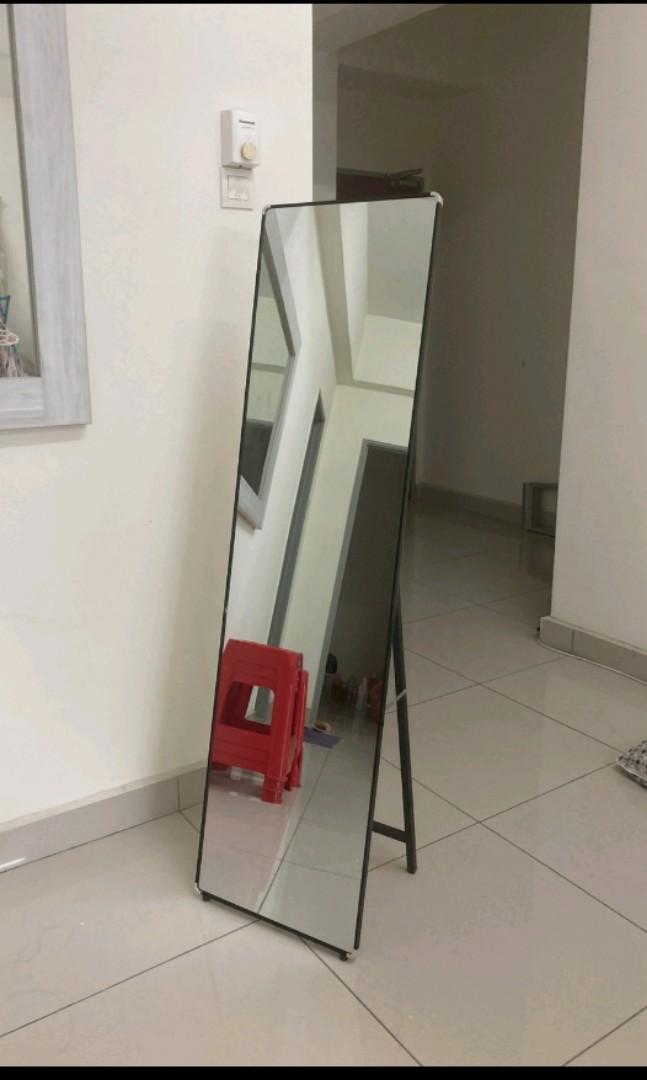 Free Post To West Malaysia Only Ready Stock Black Standing Mirror Price For Each As Shown Sample Designs Free Delivery Is Applied For This Item Klang Valley Only Home Furniture