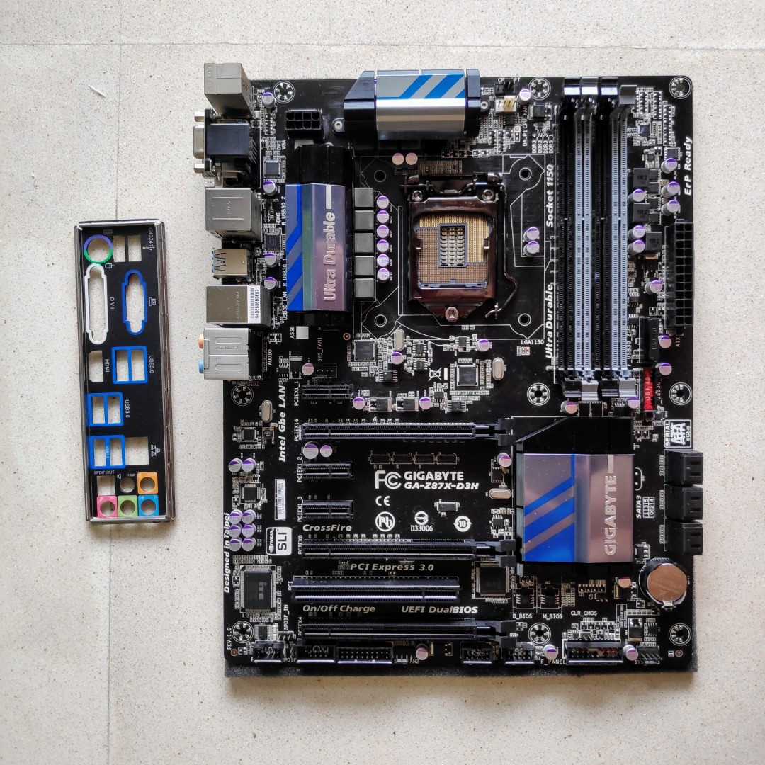 Gigabyte GAZ87D3H Motherboard (Faulty), Computers & Tech, Parts & Accessories, Networking on