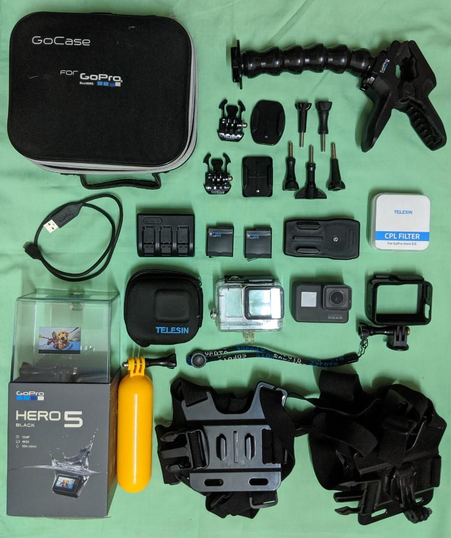 Gopro Hero 5 Black 64gb Sd Card Included Photography On Carousell