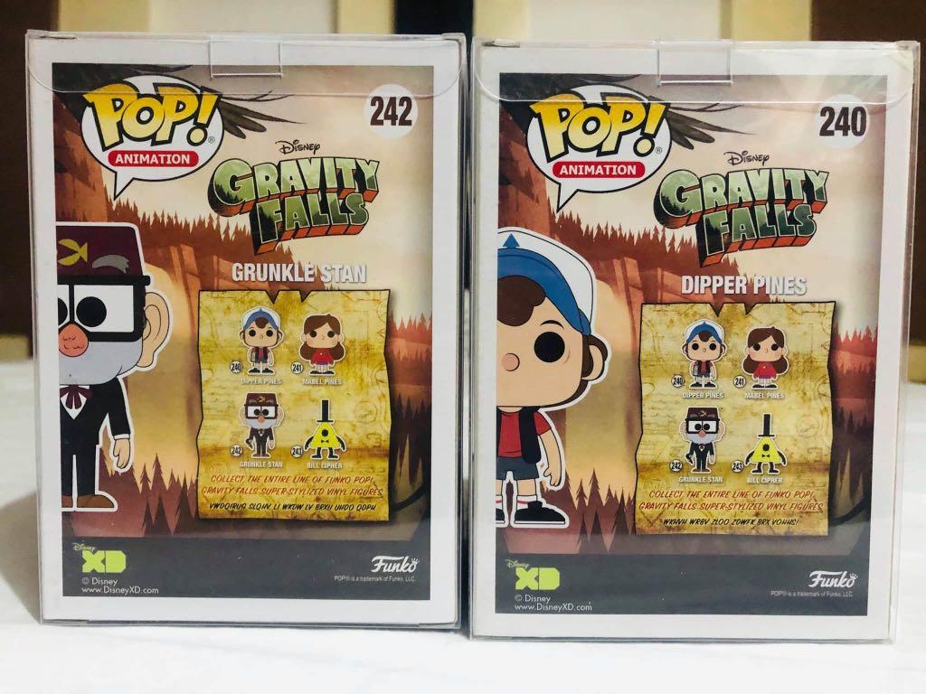 Gravity Falls Funko Pop Grunkle Stan and Dipper Pines, Hobbies & Toys