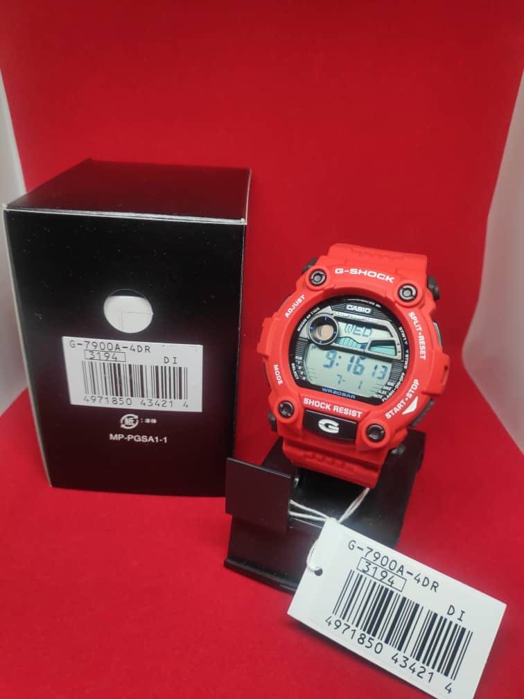 g shock mat moto merah