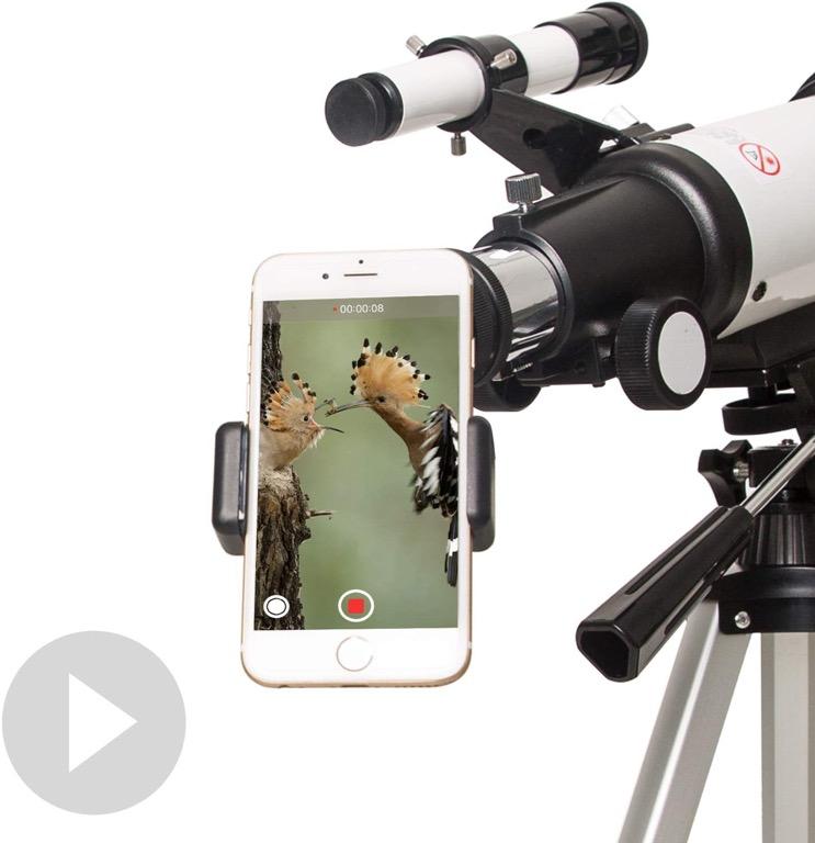 Gskyer Telescope, 70mm Aperture 400mm AZ Mount Astronomical Refracting  Telescope for Kids Beginners - Travel Telescope with Carry Bag, Phone  Adapter and Wireless Remote, Electronics, Others on Carousell