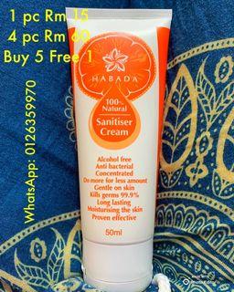 Habada 100% Natural Sanitiser Cream
