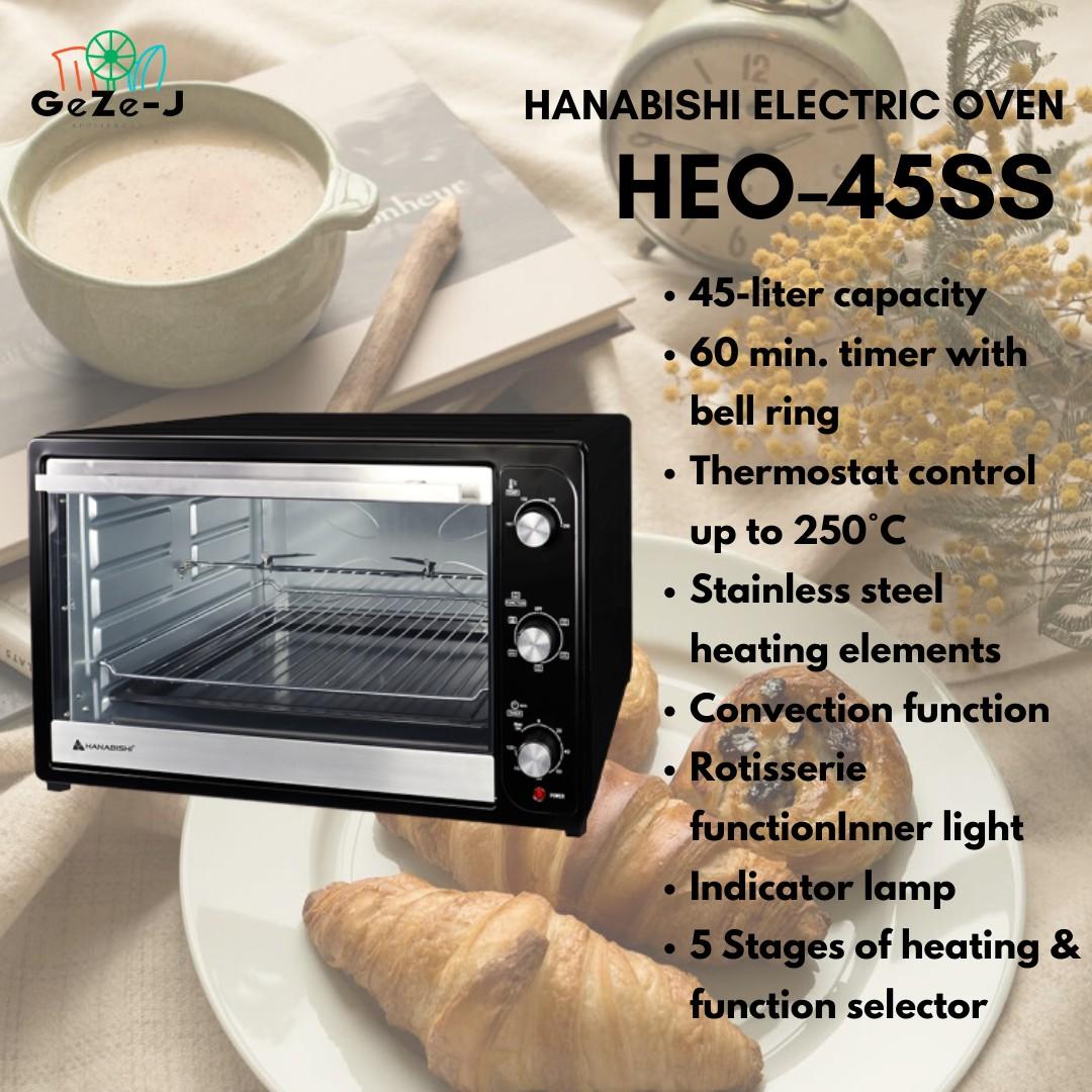 Hanabishi Electric Oven Heo 45ss Home Furniture Home Appliances Cooking And Ovens On Carousell