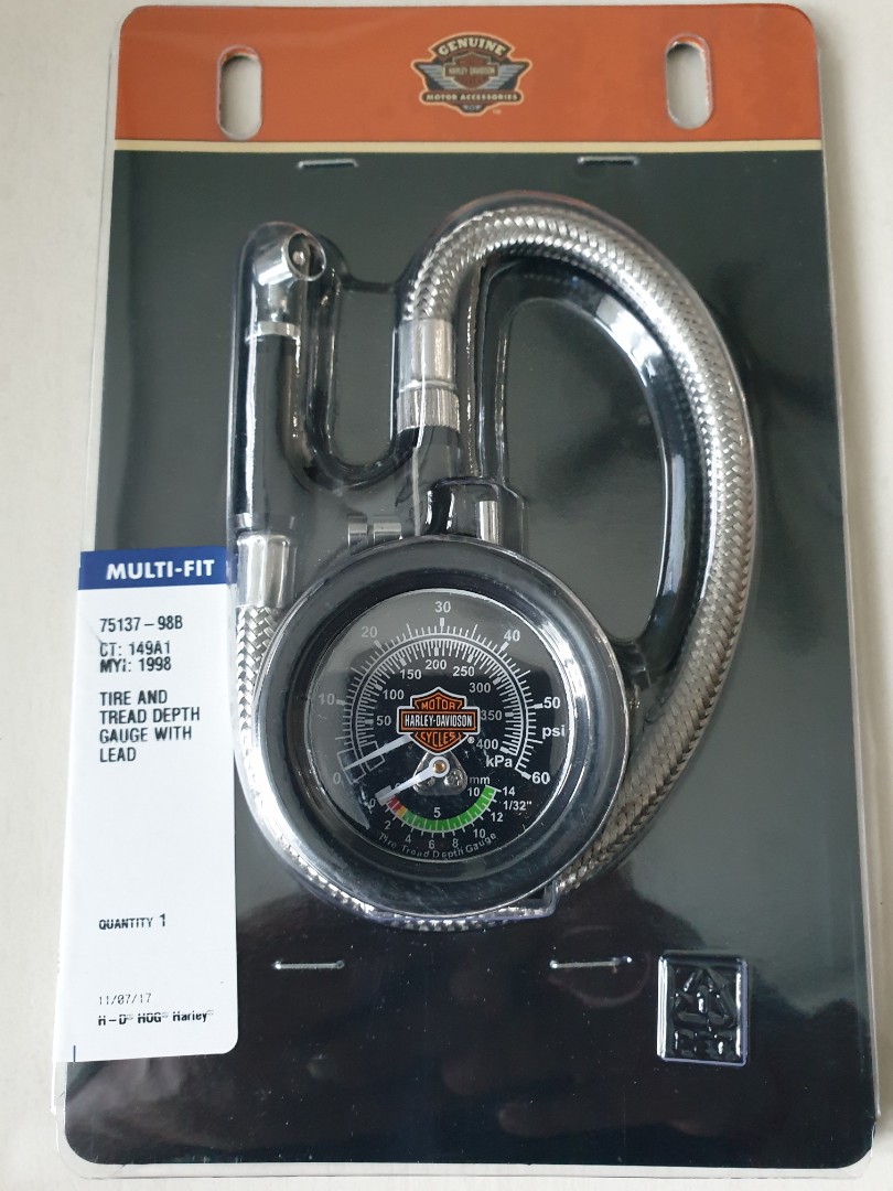 HarleyDavidson tire pressure gauge, Motorcycles, Motorcycle