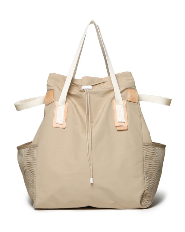 Hender Scheme functional tote bag beige, 男裝, 袋, 腰袋、手提袋