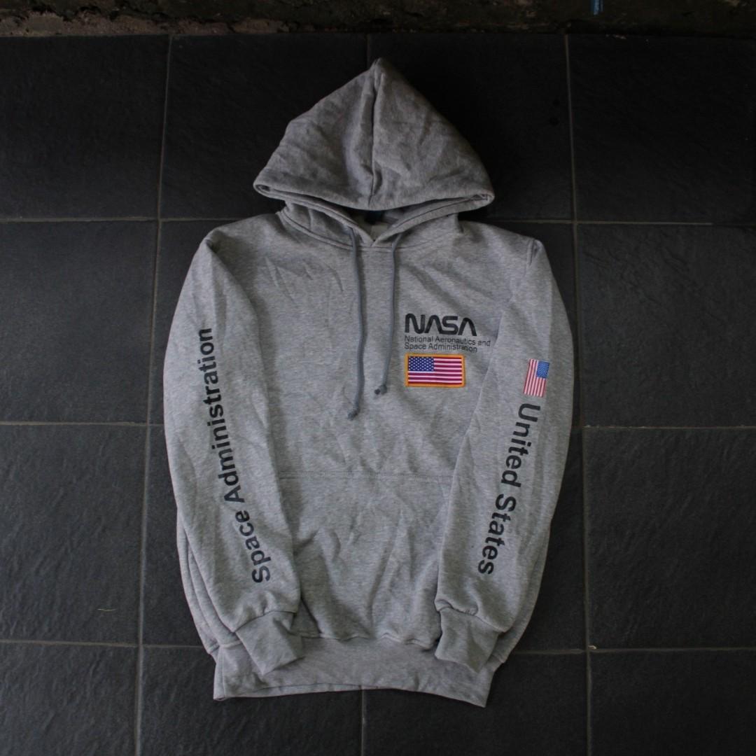 Nasa hoodie with american flag store