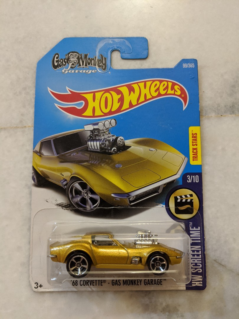 hot wheels gas monkey 68 corvette