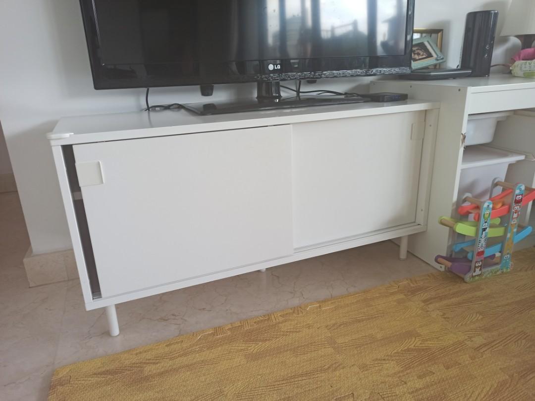 Ikea Tv Cabinet Bench Console Furniture Shelves Drawers On Carousell