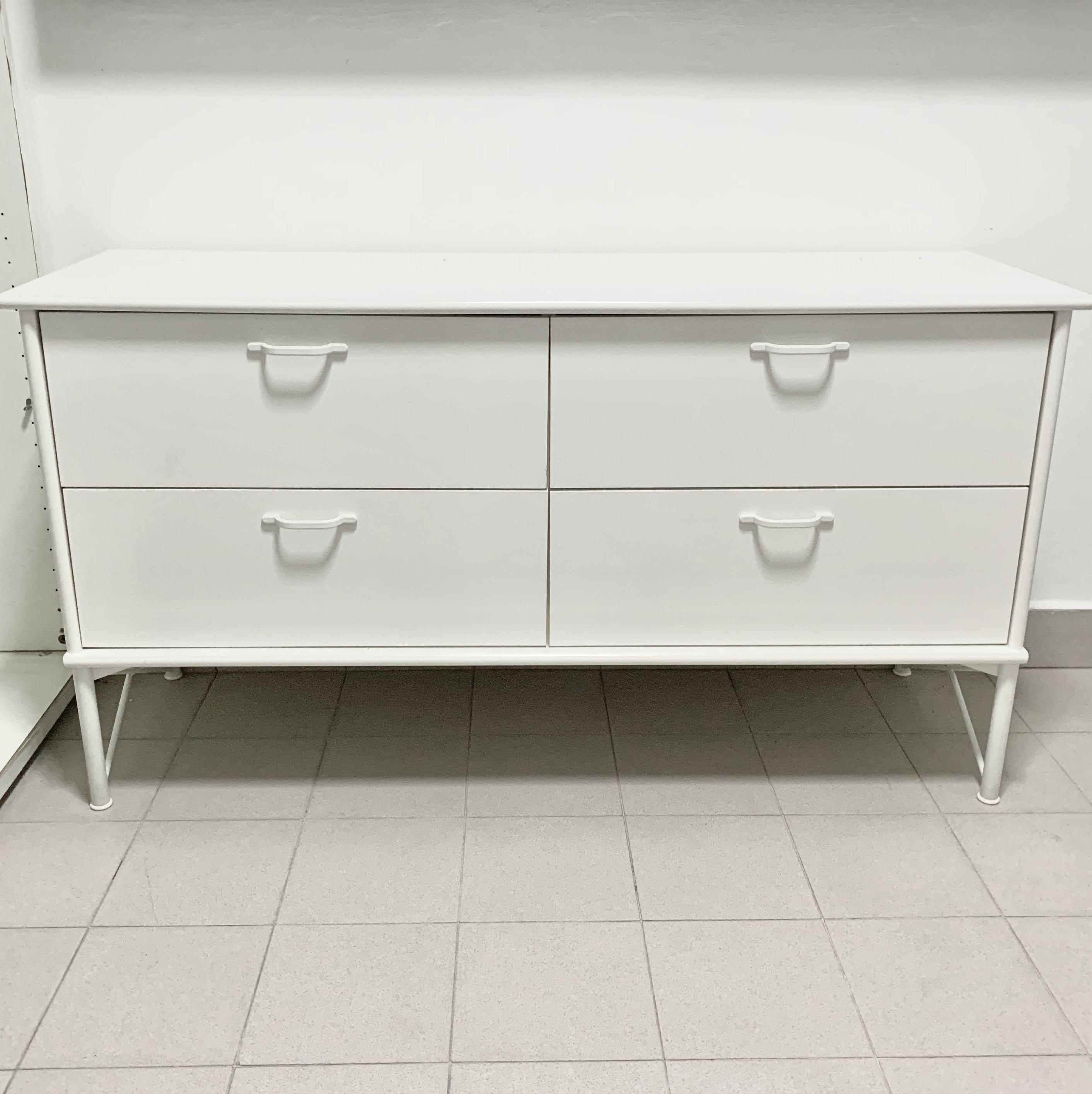 Ikea White Chest Of 4 Drawers Furniture Shelves Drawers On Carousell
