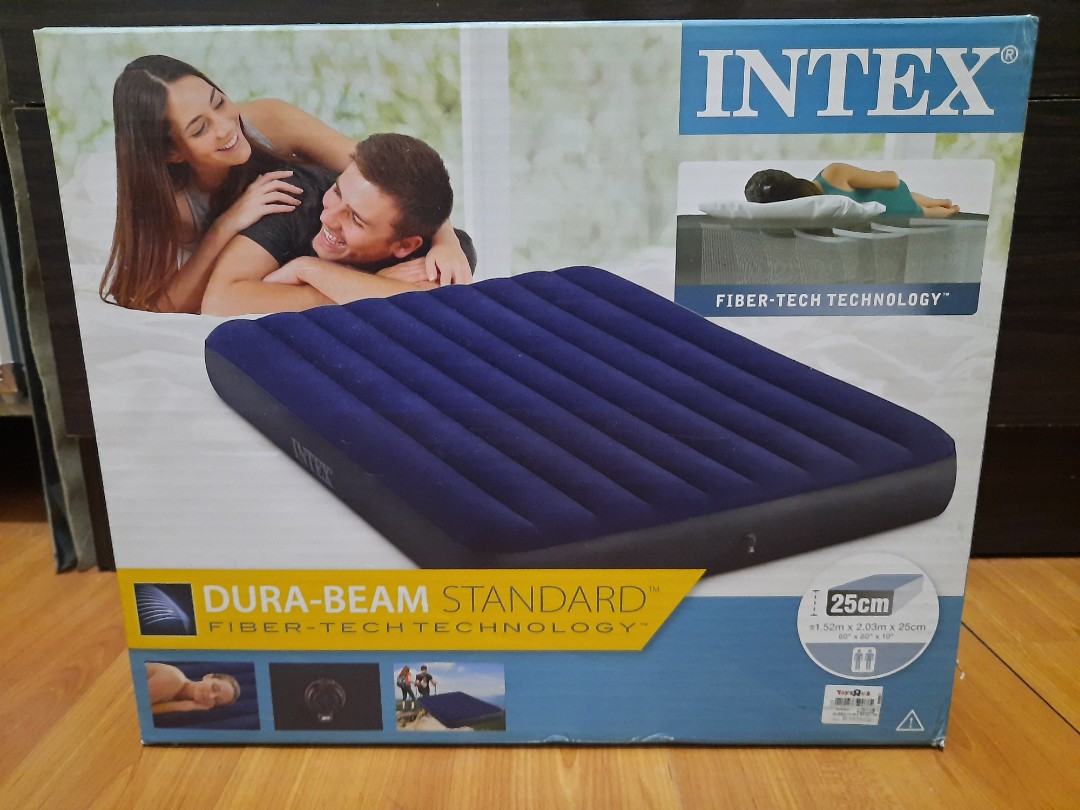 Intex air 2025 bed double size