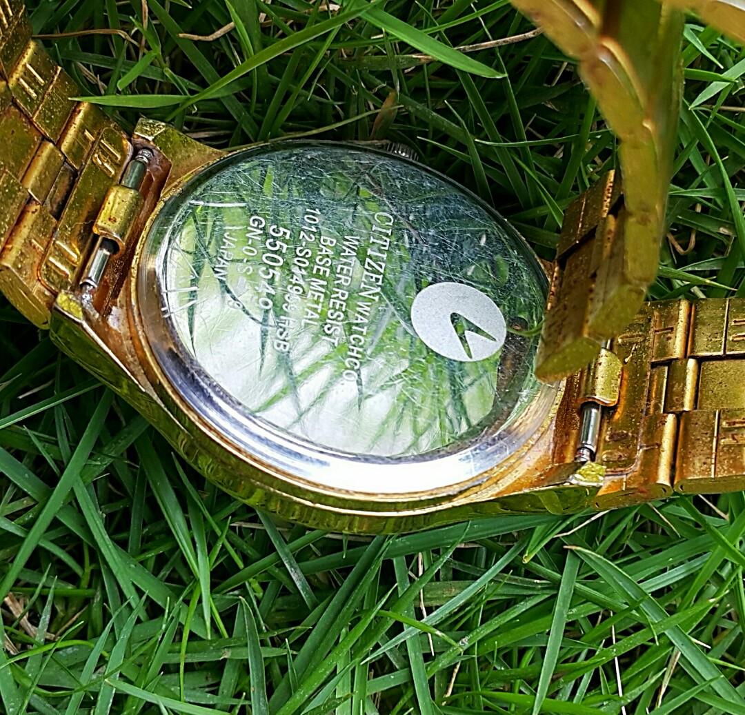 JAM CITIZEN QUARTZ GOLD WATCH Men s Fashion Watches