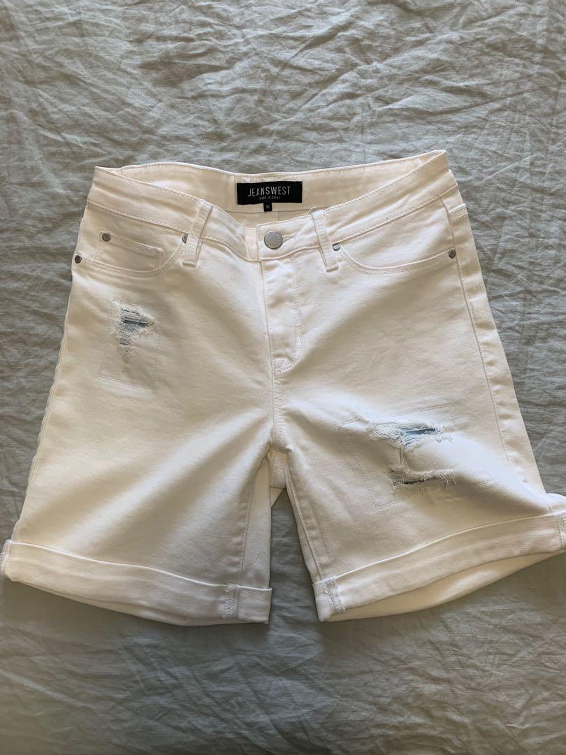 jeans west denim shorts