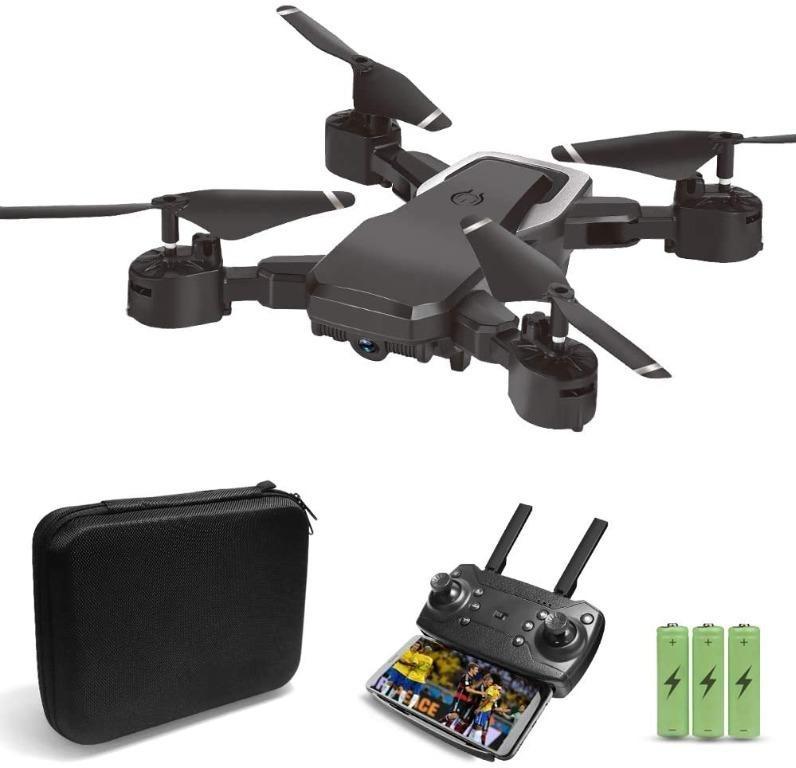 JoyGeek 720P HD Drone with Camera for Kids Adults Gifts Foldable FPV Remote Control RC Quadcopter for Children Beginners Boys Toys Wifi Live Video
