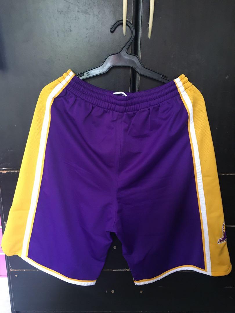 LA Lakers Purple Uniform Shorts