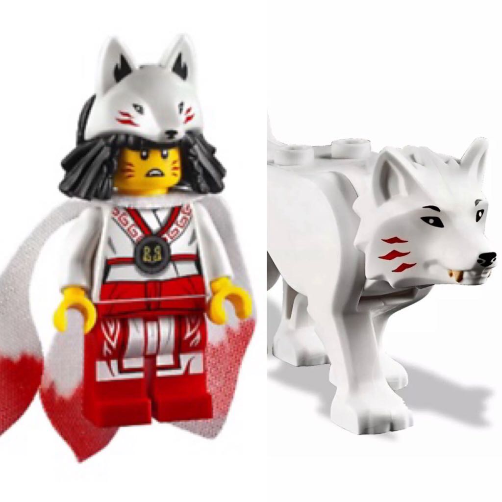Lego Ninjago Akita Human + Animal form, Lego 70678 + 70671, 興趣及遊戲, 玩具 ...