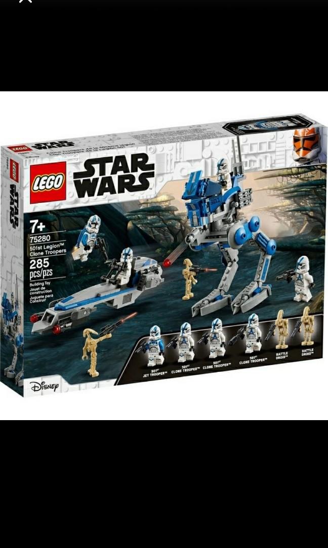 Lego Star Wars 75280 501st Legion Clone Troopers Factory Sealed In Hand