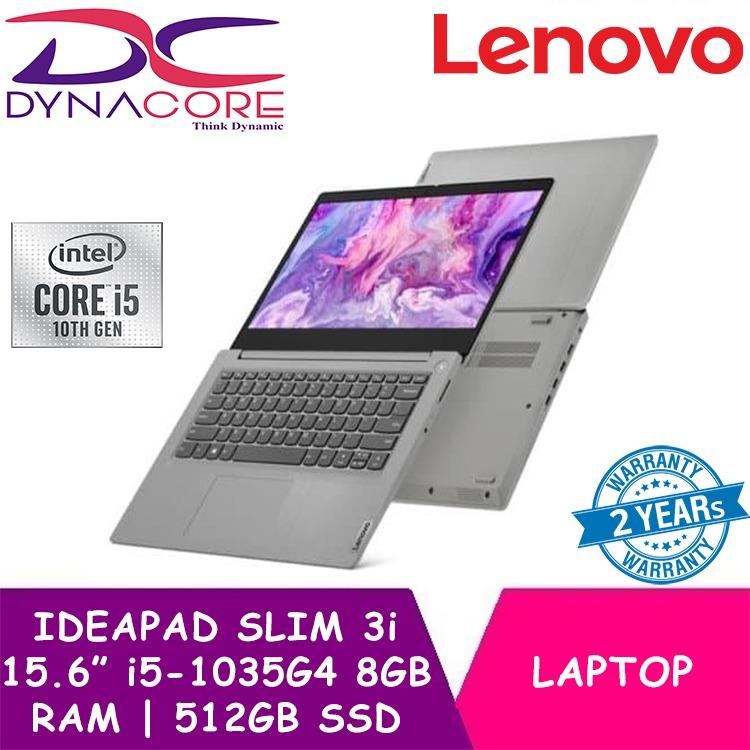 Lenovo Ideapad Slim 3i 81we006ssb 15 6 Intel Core I5 1035g4 8gb Ram 512gb Ssd Win 10 2 Years Warranty Brand New Dynacore Electronics Computers Laptops On Carousell