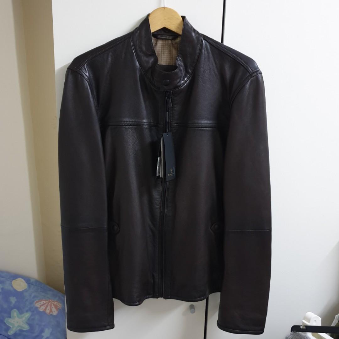 Massimo Dutti Leather Jacket, Men's Fashion, Coats, Jackets and 