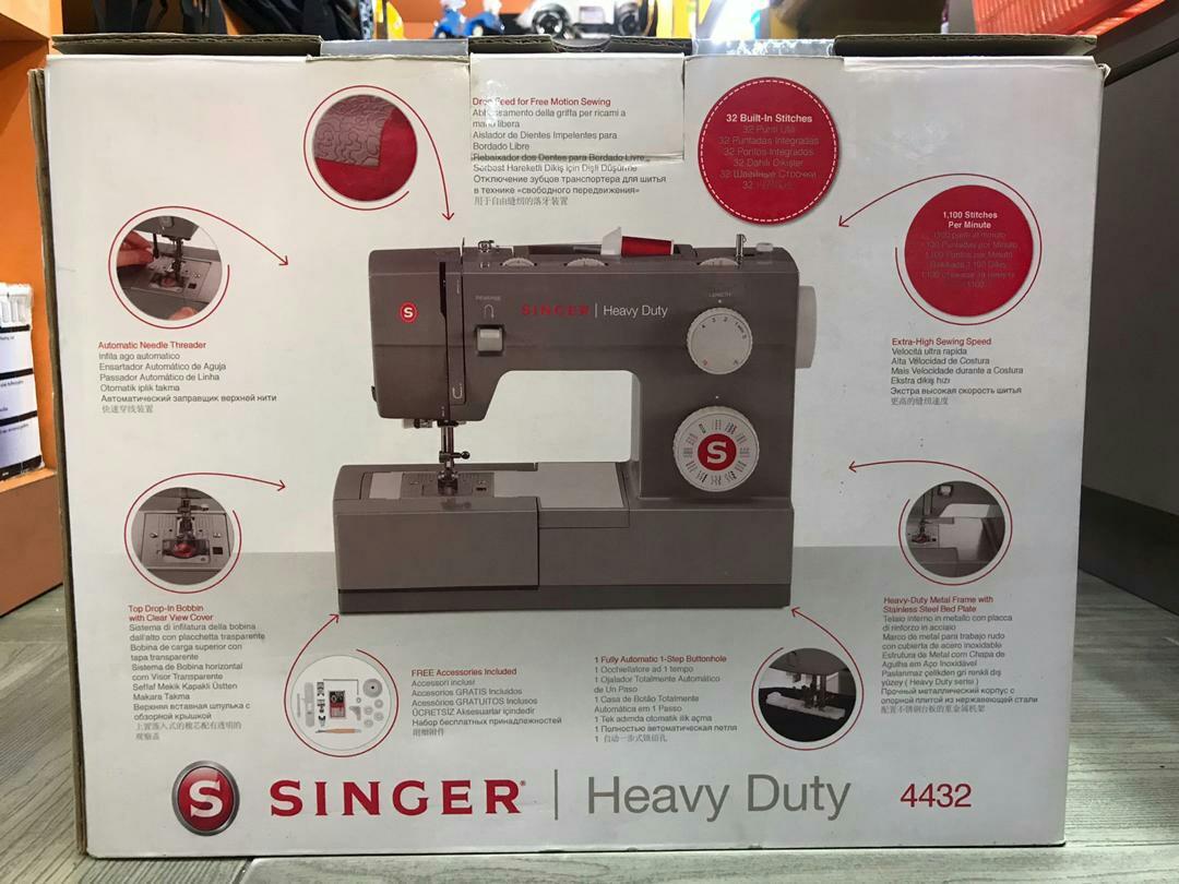 SINGER 4432 Heavy Duty Sewing Machine - Unboxing. How to Select Stitches,  Stitch Length & Width? 拆箱 