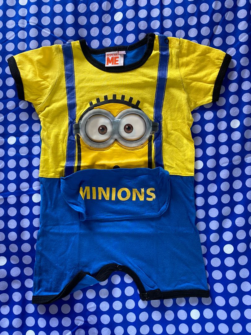 Minion shop baby romper