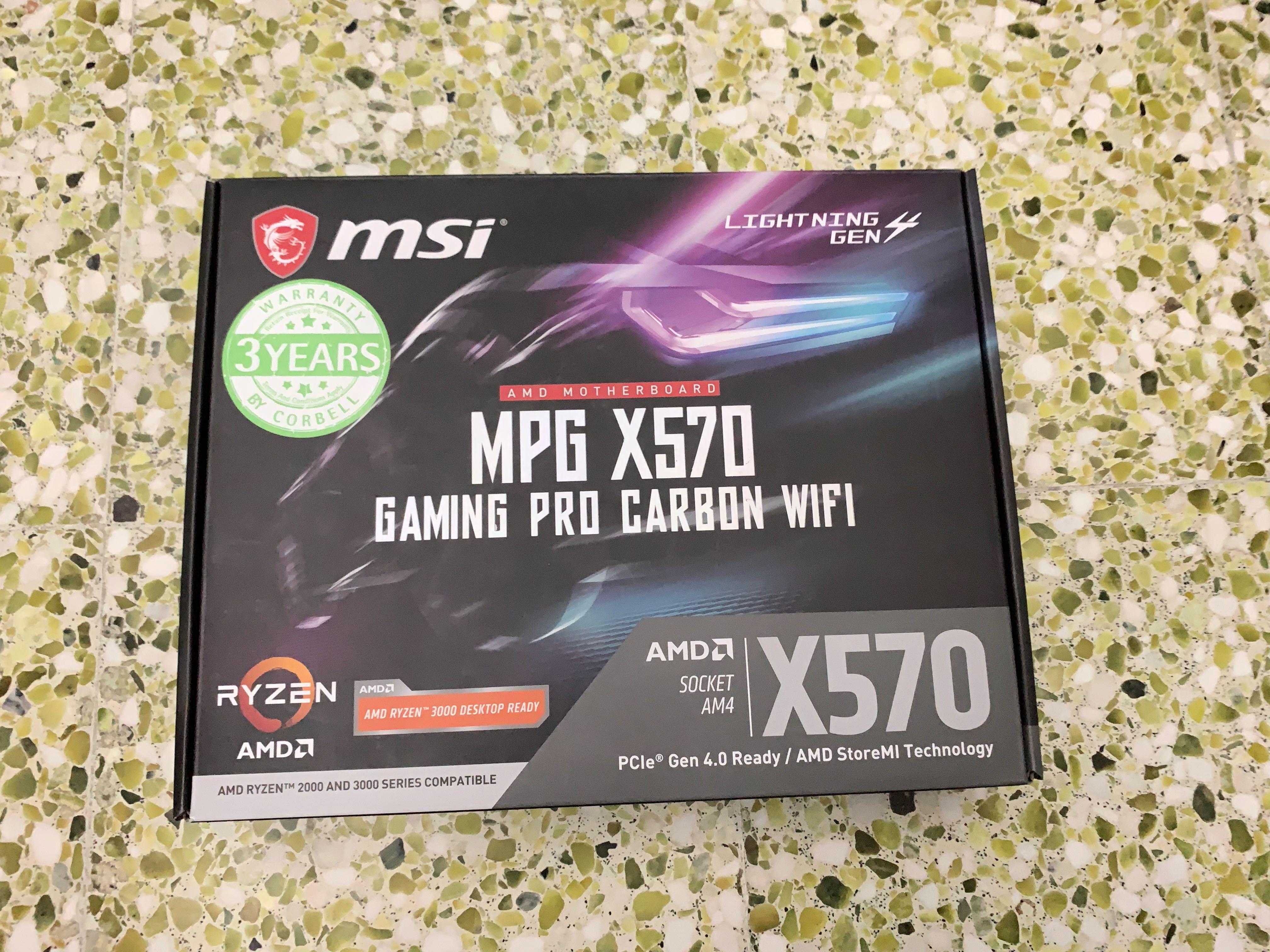Msi Mpg X570 Gaming Pro Carbon Wifi Electronics Computer Parts Accessories On Carousell Msi Mpg X570 Gaming Pro Carbon Wifi Electronics Computer Parts Accessories On Carousell