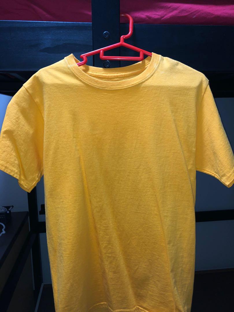 mustard yellow champion shirt