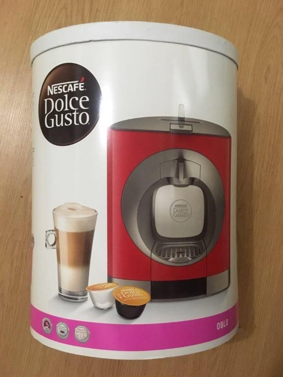 Nescafe Dolce Gusto Coffee Machine - Oblo (Dark Red Type 9772) (Category: Coffee Machines & Makers) located in Quezon City. Submitted by kimberlyndtan (Listing ID 1022722374, Image 2). Description: BRAND NEW never used, still in box does not come with pods MOP: BDO or PNB.