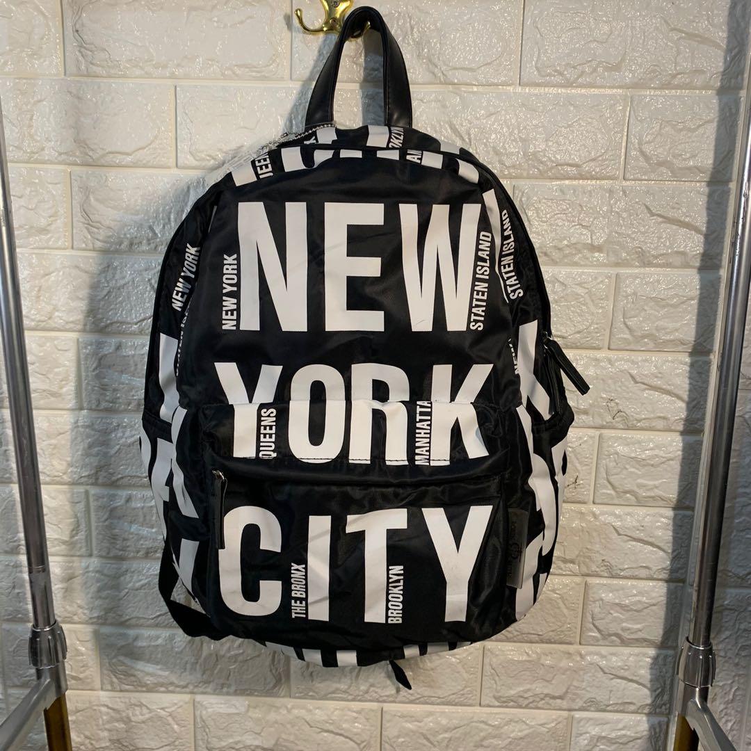 New W Tags Robin Ruth Nyc Bold Letter Polyester Backpack Black Women S Fashion Bags Wallets Backpacks On Carousell Every font is free to download! carousell