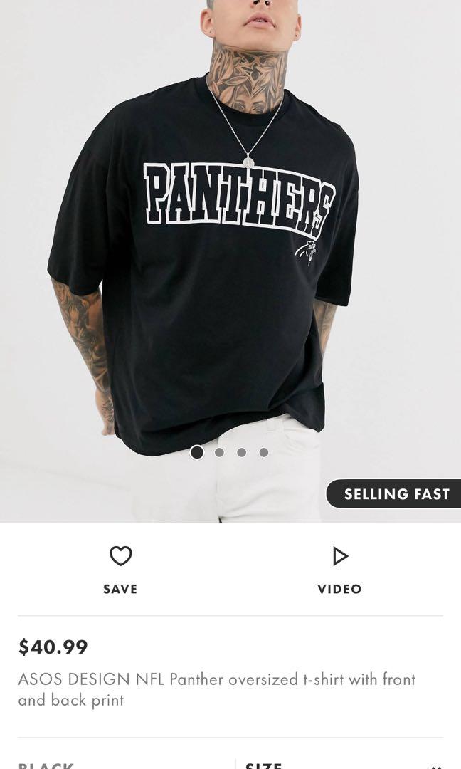 ASOS DESIGN NFL oversized t-shirt with Buffalo Bill's front print