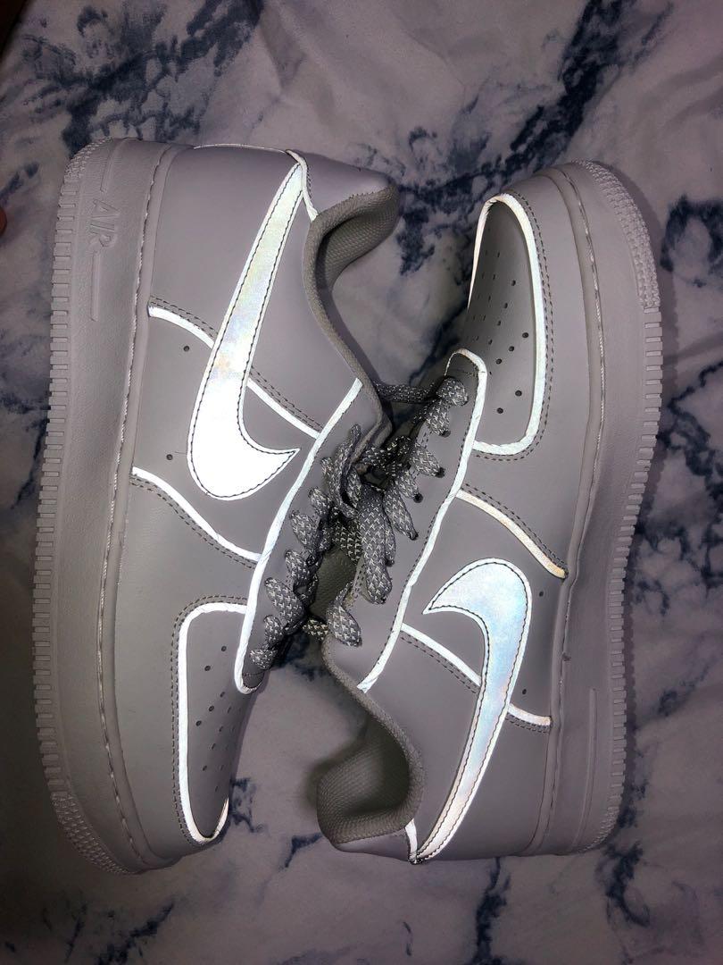air force 1 reflective women's