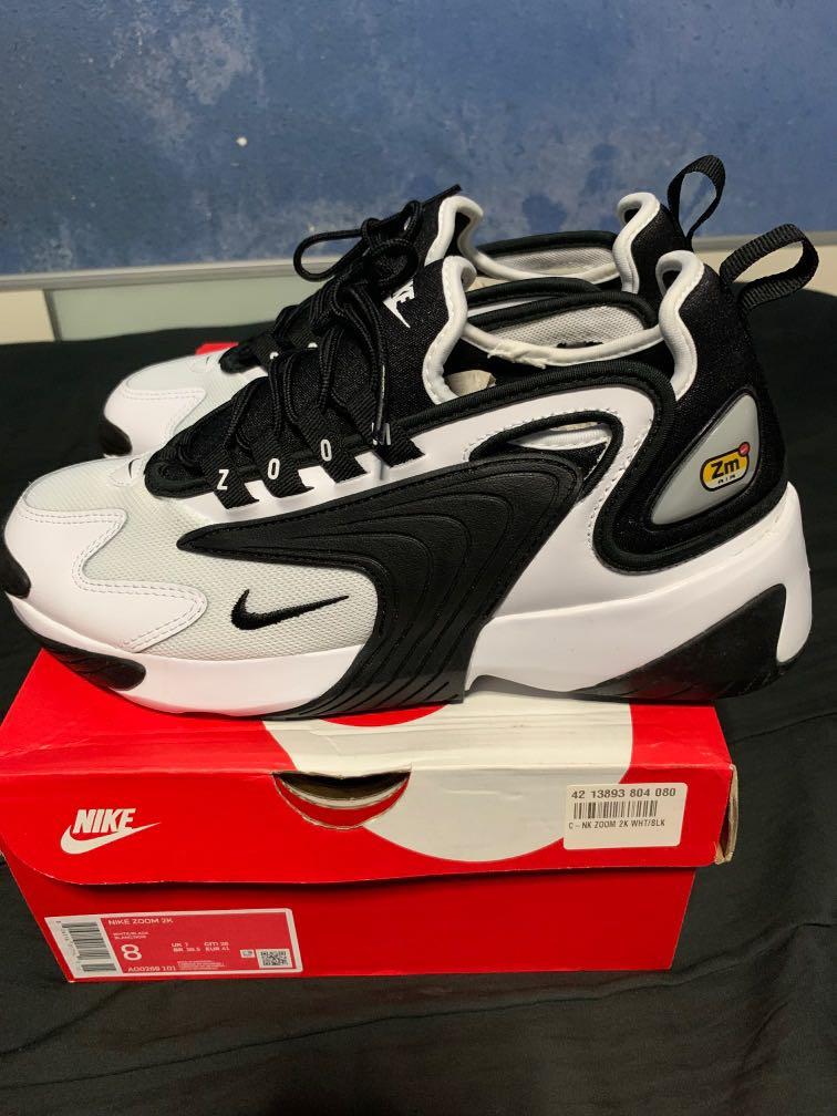 Nike Zoom 2K Black \u0026 White, Luxury, Sneakers \u0026 Footwear on Carousell