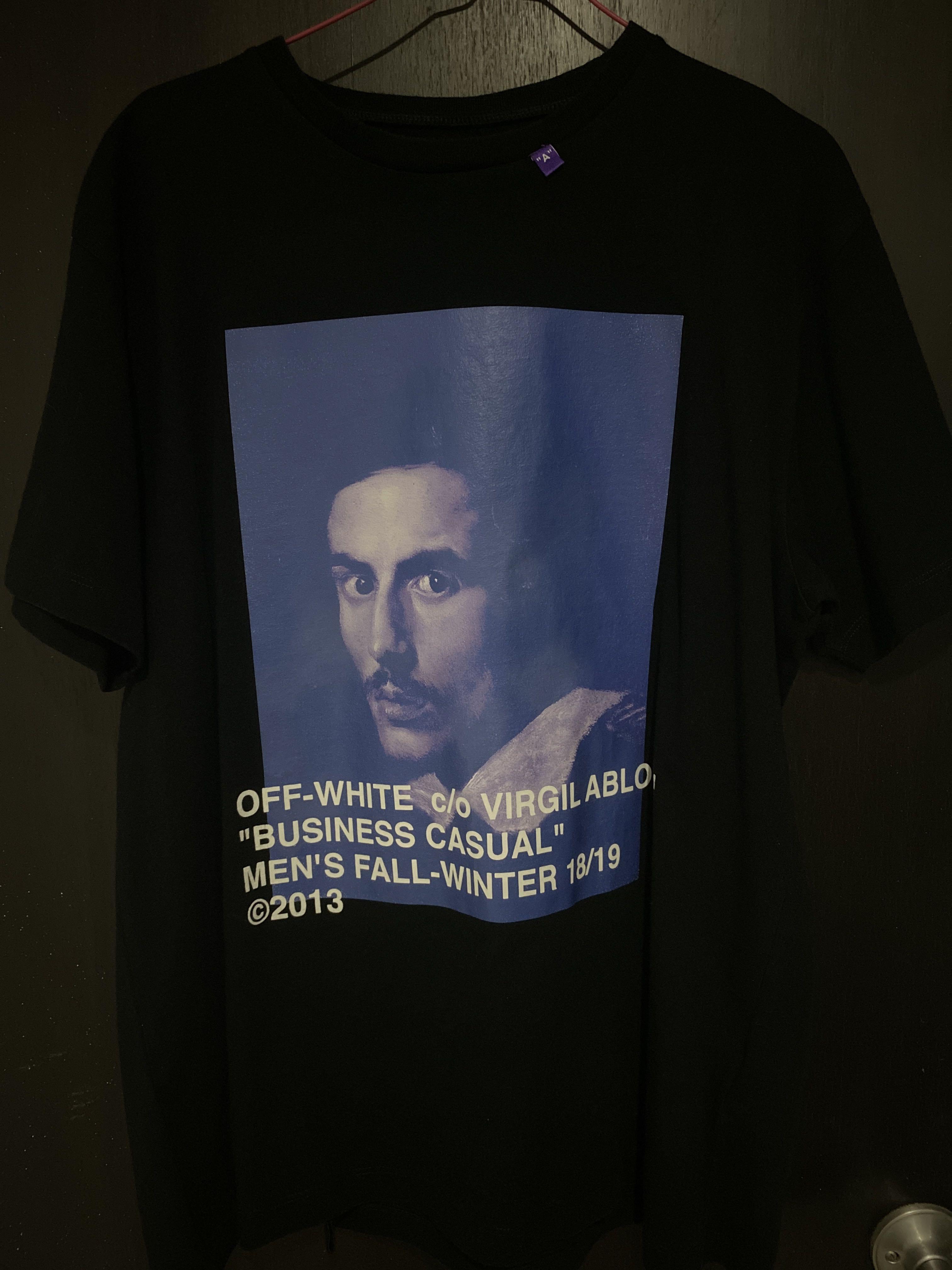 Off white t deals shirt business casual