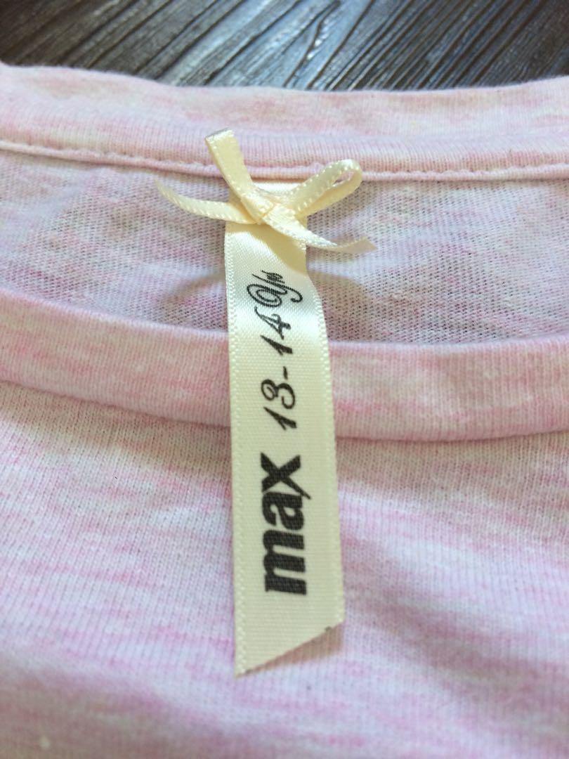 Omg pink top for kids (Category: Babies & Kids Fashion) located in Manila. Submitted by tashlav (Listing ID 1022682574, Image 2). Description: On tag 13-14 but it fits in 8-12yrs old .