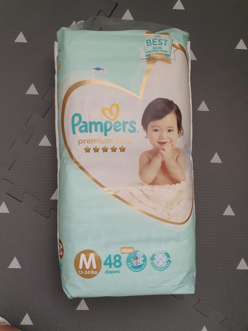 pampers premium diapers medium