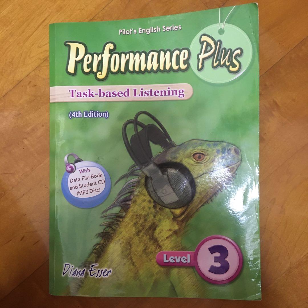 Performance Plus Task-based Listening Level3 （分類：補充練習）位於 Hong Kong。 由 stuffsoldd 提交（商品編號 1022693816，圖片 1）。簡介： 近乎全新做過嘅頁數～10頁 鉛筆做。