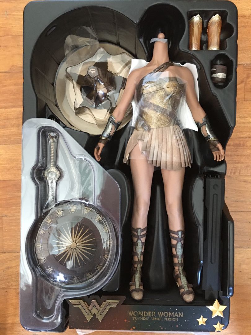 Hot toys wonder store woman training armor