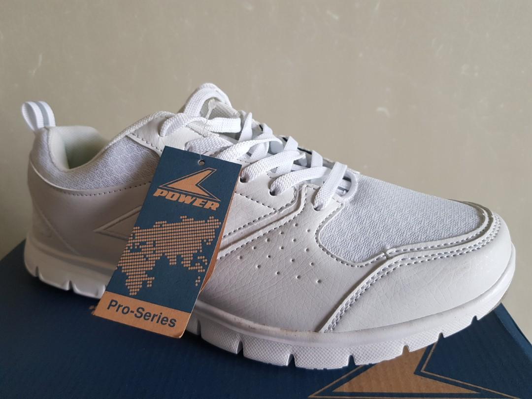power white school shoes